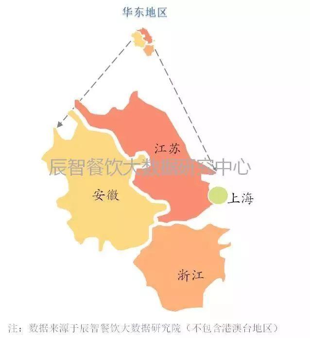 5个维度，看懂华东区域餐饮发展现状 | 大数据报告